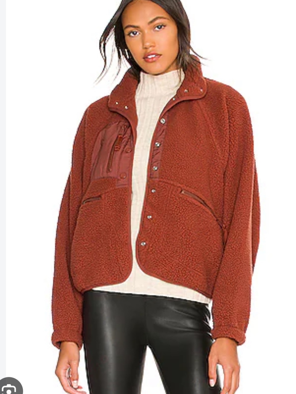 Free People Hit The Slopes Fleece Jacket